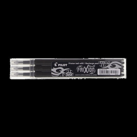 Pilot Frixion 12 Ανταλλακτικά Μελάνια για Στυλό Medium Μαύρα