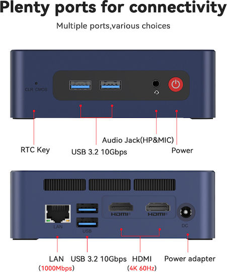 Beelink SER3 Mini PC (Ryzen 3 3200U/16GB DDR4/500GB SSD/W11 Pro)
