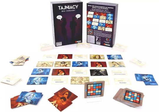 Board Game Codenames Uncensored for 4-8 Players 18+ Years Old (PL) Rebel