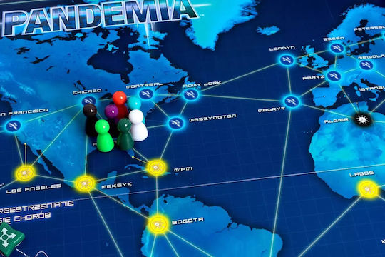Board Game Pandemic for 2-4 Players 10+ Years Old (PL) Rebel
