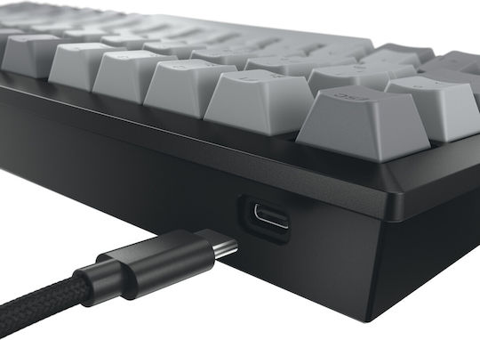 Cherry TAS KW 300 MX Ασύρματο Gaming Πληκτρολόγιο 75% με RGB φωτισμό (Αγγλικό US) Γκρι