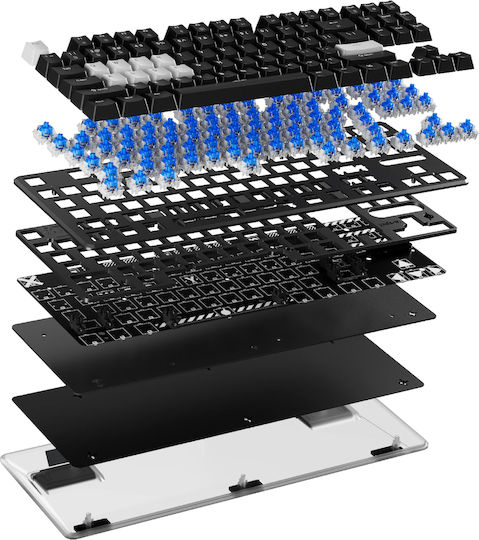 Pulsar PCMK 2 HE Hall Effect Gaming Keyboard Tenkeyless with Magnetic switches and RGB lighting (English US)