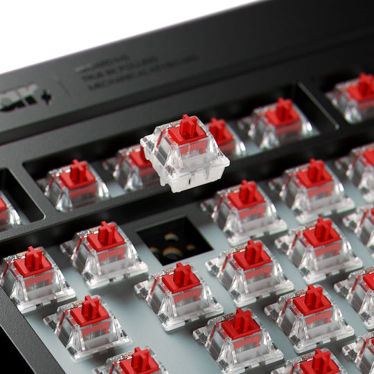 Pulsar Gaming Mechanical Keyboard Tenkeyless with Cherry MX2A Red switches and RGB lighting (English US)