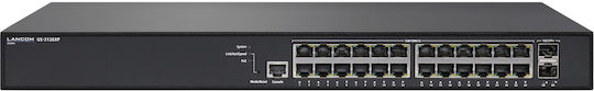 Lancom GS-3126XP Managed L3 PoE+ Switch με 24 Θύρες Gigabit (1Gbps) Ethernet και 2 SFP Θύρες