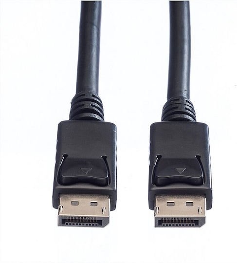 Roline DisplayPort Cable 11.99.5766 DisplayPort Male To DisplayPort Male 4096x2560 @60Hz 10m Black