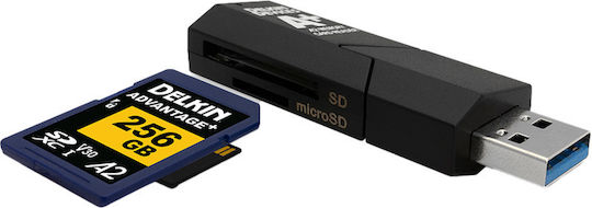 Delkin Card Reader USB 3.1 για SD/microSD