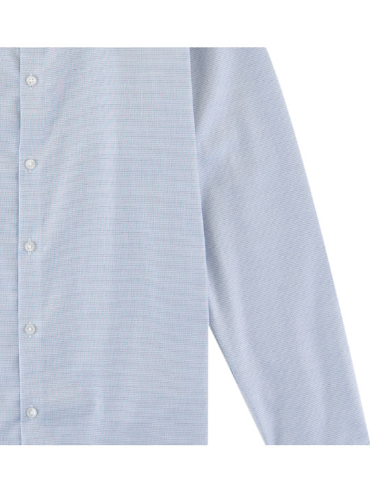 Calvin Klein Bumbac Cămașă Sky Blue