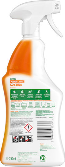 Dettol Spray de Curățare de Utilizare Generală 1x750ml