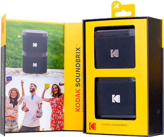 Kodak SOUNDBRIX 2-Piece Ηχείο Bluetooth 5W με Διάρκεια Μπαταρίας έως 5 ώρες Μαύρο