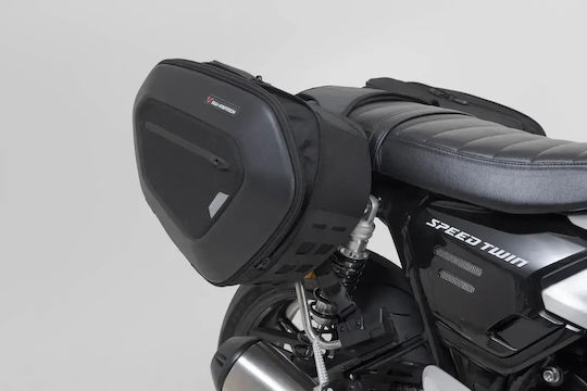SW-Motech Pro Blaze Motorcycle Saddle Side Bag Set 40lt in Black Colour