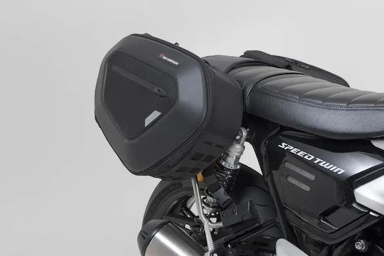 SW-Motech Pro Blaze Motorcycle Saddle Side Bag Set 40lt in Black Colour