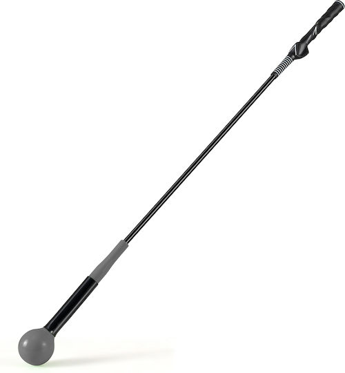 Costway Training Golf Tool 100cm Weighted Head Grip Rhythm Flexibility Balance Grey Sp38642hs
