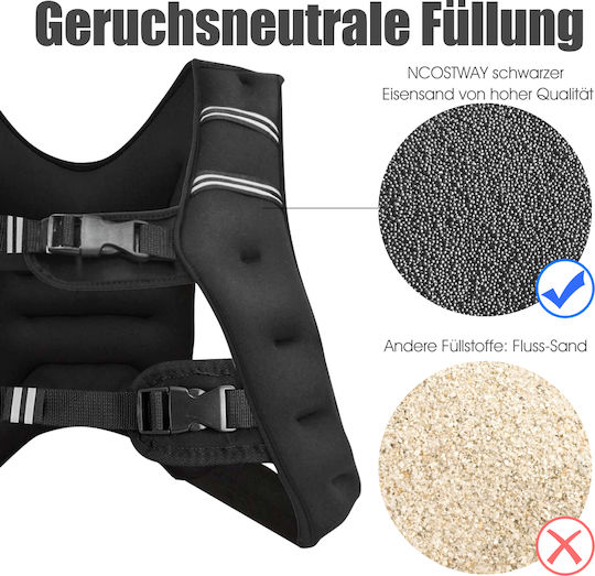 Costway Gewichtsweste 15kg