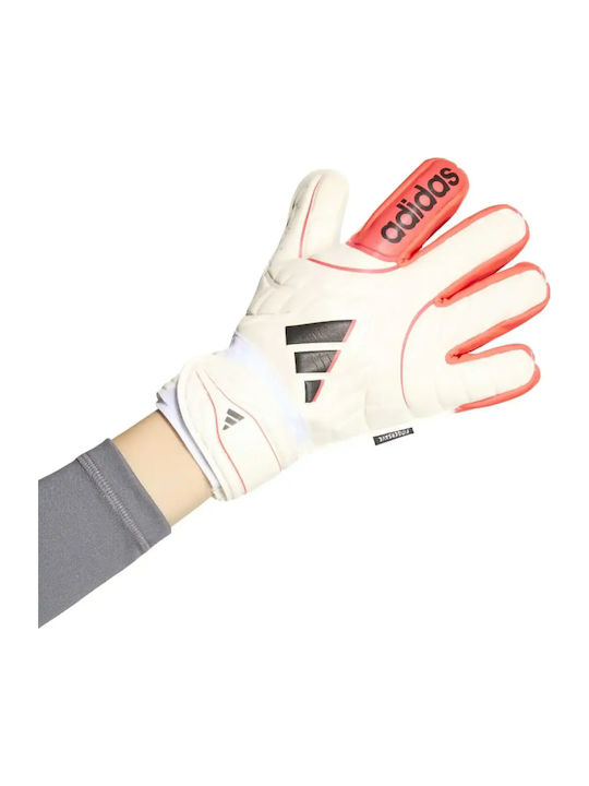 adidas Copa Match Fingersave Γάντια Τερματοφύλακα Παιδικά Λευκά