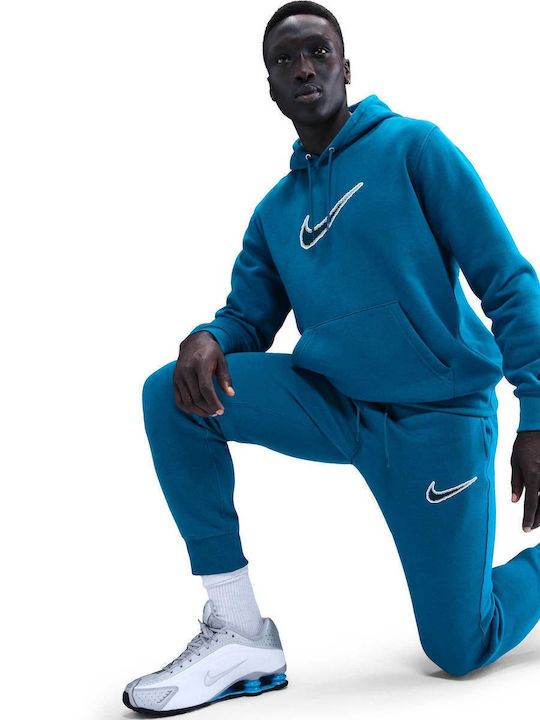 Sportswear Παντελόνι Φόρμας με Λάστιχο Μπλε