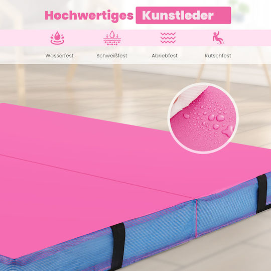 Costway Exercise Mat Pink (122x122x10cm)