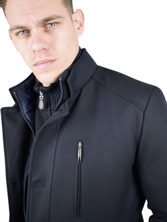 Men's Half Coat Navy