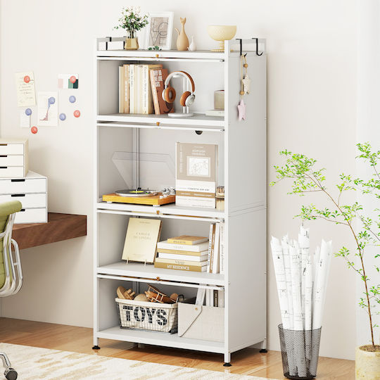 Floor Cabinet White 162x81x40cm