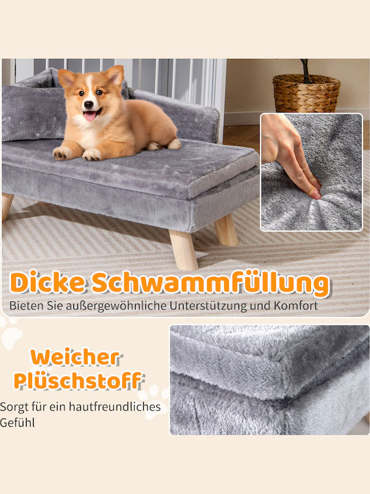 Costway Erhöhtes Hundebett Gray 40x43cm