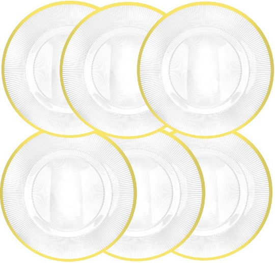 Raki Farfurie joasă Transparent 33cm Raki Farfurie joasă Transparent 33cm