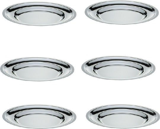 Raki Πιάτο Ρηχό Inox Γκρι 22cm Raki Πιάτο Ρηχό Inox Γκρι 22cm