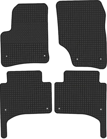 Petex Σετ Μπροστινά και Πίσω Πατάκια 4τμχ για Volkswagen Touareg Porsche Cayenne 2002-2010 Μαύρα