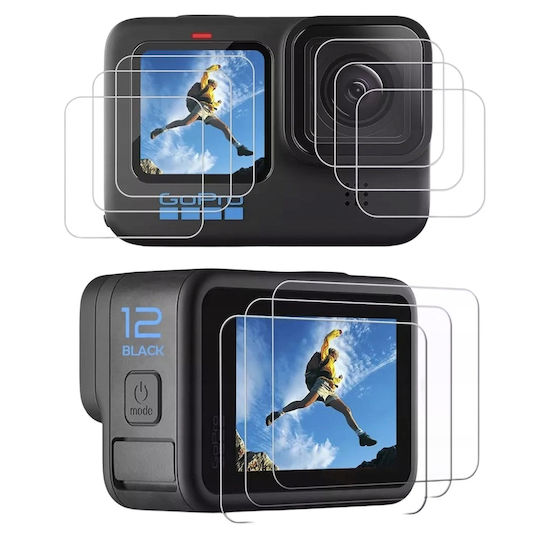 Sticlă Protectoare Temperată Gopro Hero 9 10 11 12 13 9h Lentilă 6 Bucăți