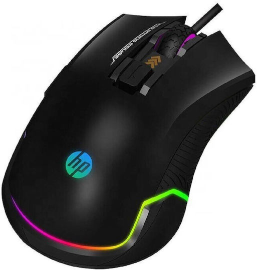 HP G360 RGB Gaming Maus 6200 DPI Schwarzes