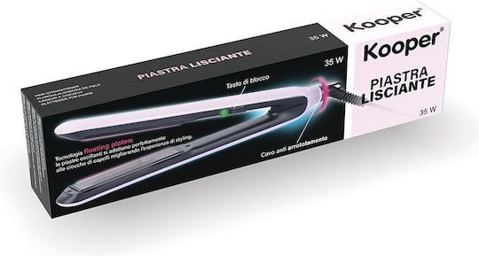 Kooper 5902549 Haarglätter mit Keramikplatten 35W