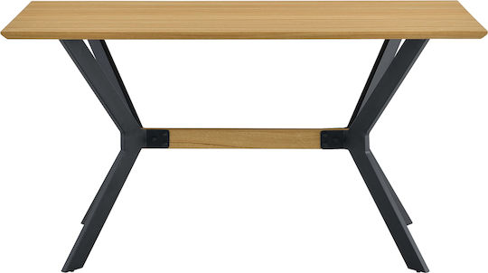 Τραπεζαρίας Sonoma/μαύρο 120x60x74εκ. Τραπεζαρίας Sonoma/μαύρο 120x60x74εκ.