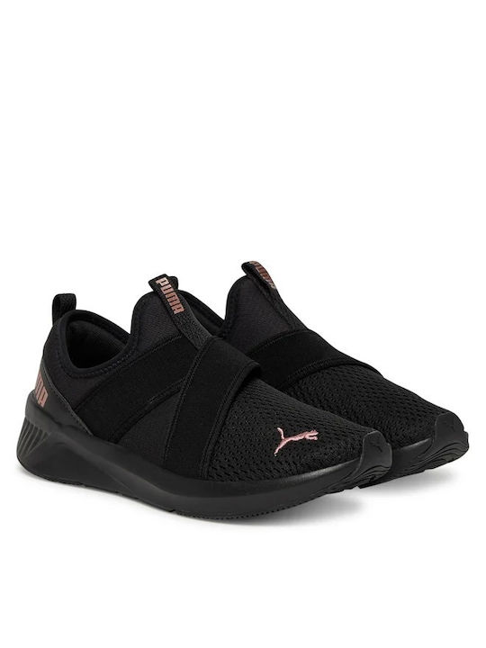 PUMA Softride Black Sneakers