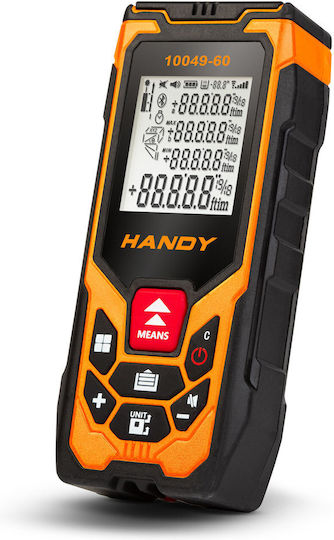 Handy Μέτρο Laser 10049-60 με Δυνατότητα Μέτρησης 60m