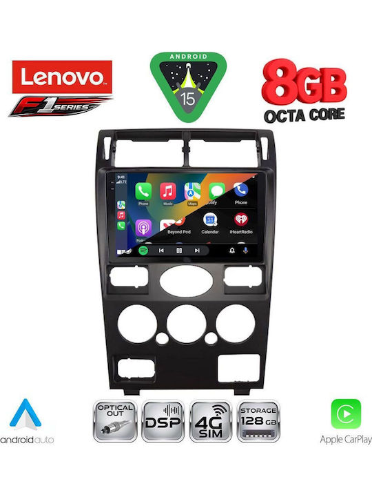 Lenovo Car Audio System for Ford Mondeo 2003-2006 (Bluetooth/USB/WiFi/GPS/Apple-Carplay/Android-Auto) with Touch Screen 9"