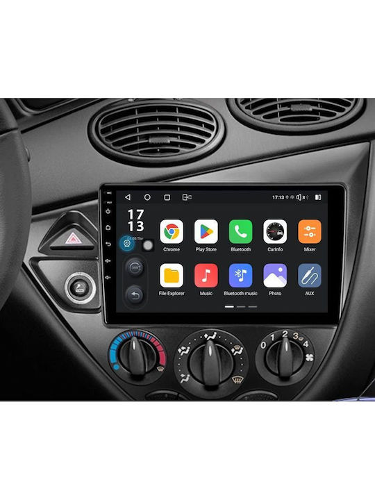 Lenovo Car Audio System for Ford Focus 1998-2004 (Bluetooth/USB/WiFi/GPS/Apple-Carplay/Android-Auto) with Touch Screen 9"