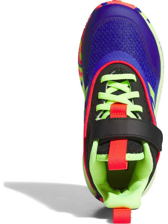 Ownthegame 3.0 K Kids Sports Basketball Shoes with Hoop & Loop Closure Blue