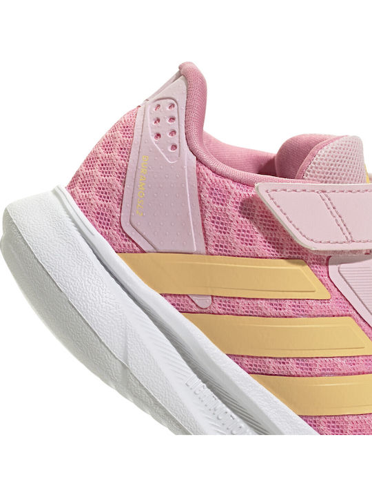 Duramo Sl2 Kids Sports Shoes Running with Hoop & Loop Closure Pink