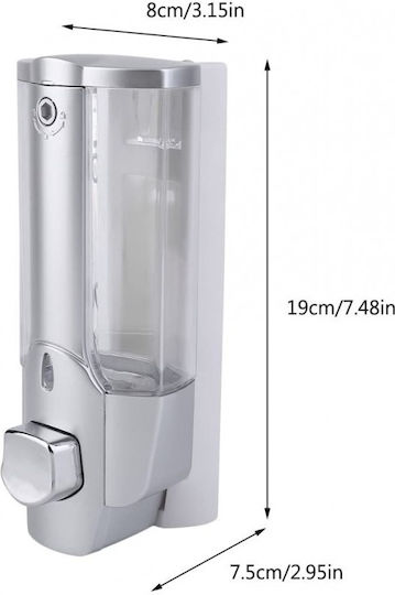 Dozator De Săpun Argintiu Montat Pe Perete 350ml