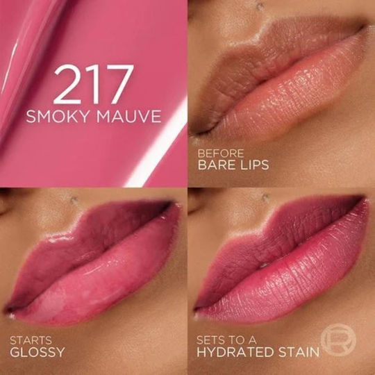 L'Oreal Paris Hyaluron Tint Lip Stain Long Lasting 217 Smoky Mauve 5ml