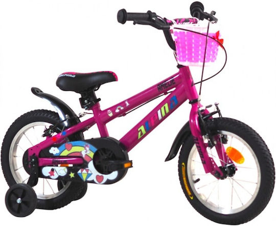 Alpina Amelie 14" Детски Велосипед BMX Лилав