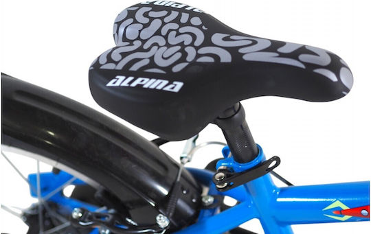 Alpina Gogo 18" Kinder Fahrrad BMX mit Aluminiumrahmen Blau