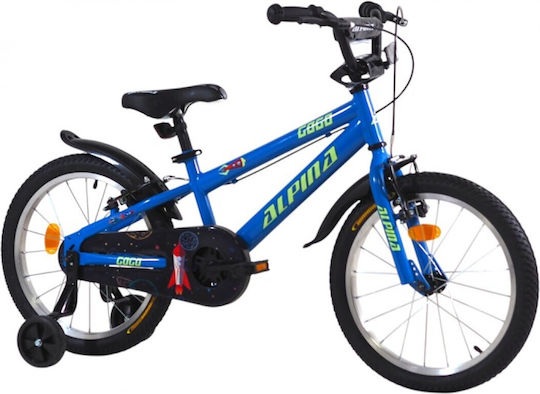 Alpina Gogo 18" Kinder Fahrrad BMX mit Aluminiumrahmen Blau