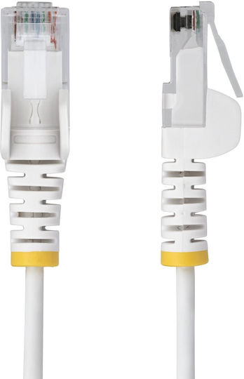 StarTech U/UTP Cat.6 (Gigabit) Καλώδιο Δικτύου Ethernet 2.5m Λευκό