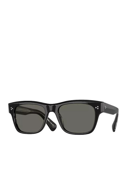 Oliver Peoples Γυαλιά Ηλίου Μαύρα με Κοκκάλινο Σκελετό Oliver Peoples Γυαλιά Ηλίου Μαύρα με Κοκκάλινο Σκελετό