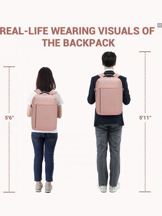 Miss Lulu Backpack Backpack for 15.6" Laptop Pink BPK2524-PK