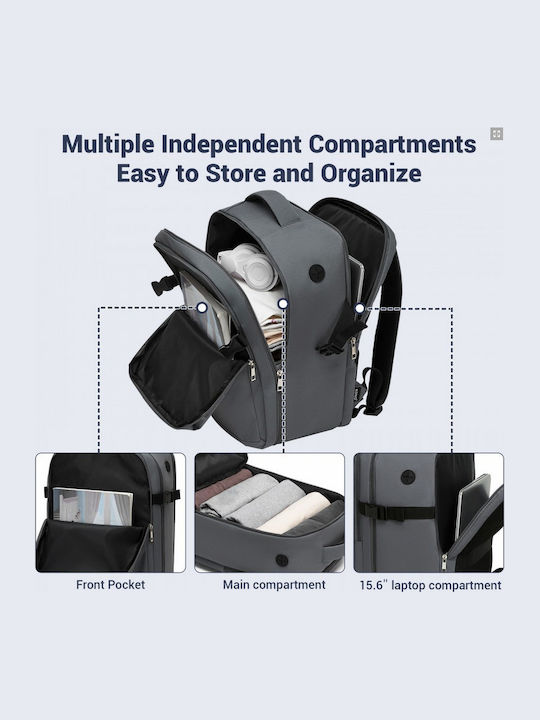 Miss Lulu Backpack Backpack for 15.6" Laptop Gray BPK2524-GY