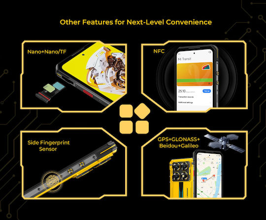 Oukitel WP60 5G Dual SIM (8GB/256GB) Yellow