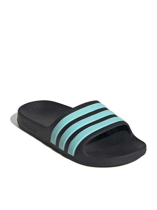Șlapi pentru copii Negre Adilette Aqua K