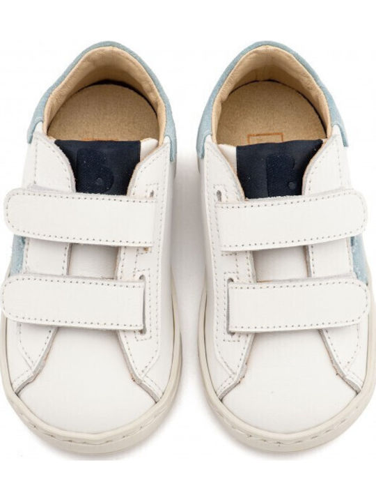 Babywalker Βαπτιστικά Sneakers Λευκό Σιέλ