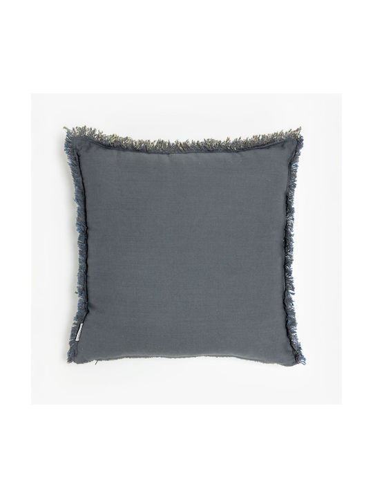 InTheBox Μαξιλάρι Καναπέ Bluing C από 100% Βαμβάκι Μπλε 50x50εκ.