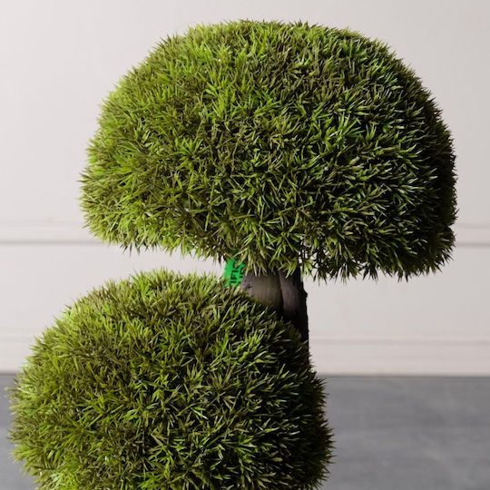 Supergreens Uv Künstlicher Bonsai Baum Moss mushroom Dreifach Grüne 70 cm